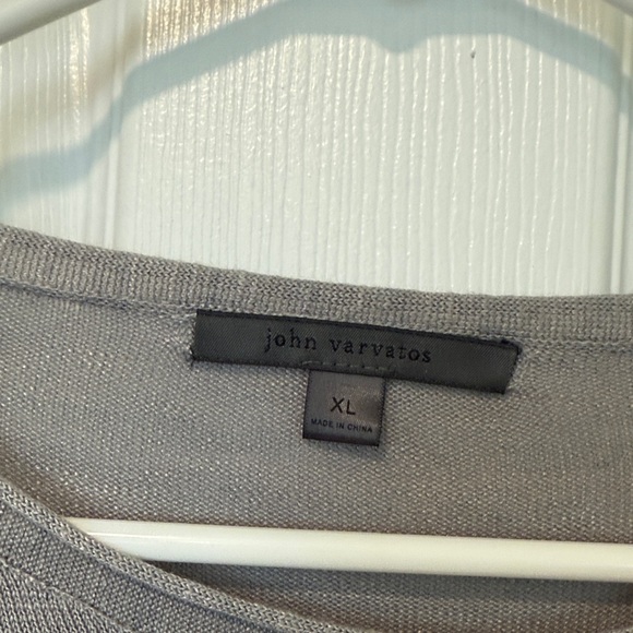 Men's Gray John Varvatos Sweater - Picture 3 of 4